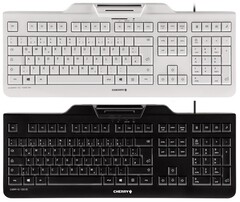 Sichere Tastatur mit integriertem Klasse-2-Kartenleser: Cherry KC 1000 SC-Z.