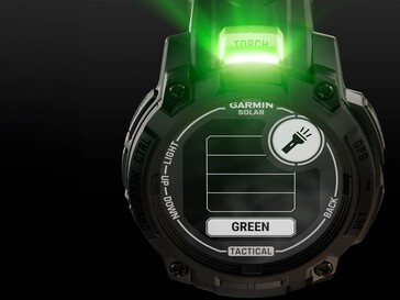 Eine LED ist verbaut (Bildquelle: Garmin)