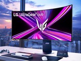 Der neueste Gaming-Monitor von LG kann wahlweise flach oder gekrümmt verwendet werden. (Bildquelle: LG)