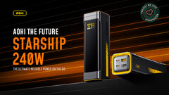 Die Powerbank Aohi Starship 240W startet mit bis zu 50 Prozent Rabatt bei Kickstarter. (Bildquelle: Kickstarter)