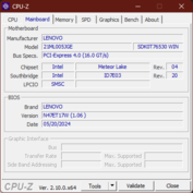 CPU-Z Mainboard