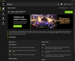 GeForce Game Ready Driver 565.90 Update-Hinweise in der Nvidia-App (Bildquelle: Eigene)