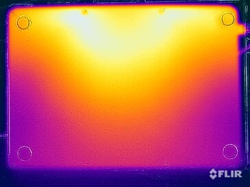 Oberflächentemperaturen Stresstest (Unterseite)