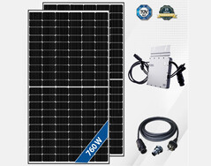 Balkonkraftwerk mit Solarmodulen von EPP Solar zur Produktion von Ökostrom