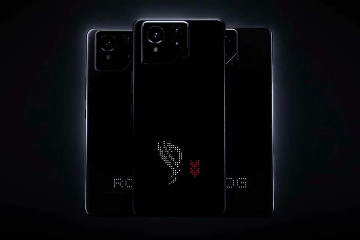 Das ROG Phone 9 besitzt ein Mini-LED-Zweitdisplay auf der Rückseite. (Bildquelle: Asus)