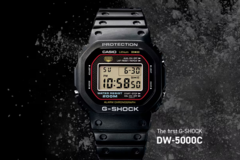 Die Casio DW-5000C wurde erstmals 1983 vorgestellt und war der Ursprung der G-Shock-Reihe. (Bildquelle: Casio)