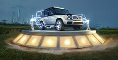 Die elektrische Mercedes G-Klasse namens EQG könnte ein interessantes Offroad-Feature bekommen (Bild: Mercedes)