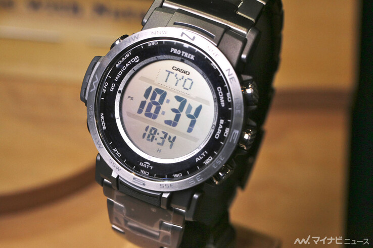 Die Casio Pro Trek Lume Dial PRW-35TLD-7 Uhr. (Bildquelle: Casio)
