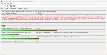 LatencyMon - Übersicht