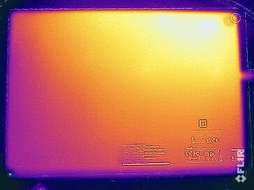 Oberflächentemperaturen Stresstest (Rückseite)