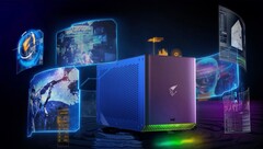 Die Gigabyte Gaming Box erweitert Laptops per Thunderbolt um eine GeForce RTX 3080 Ti. (Bild: Gigabyte)