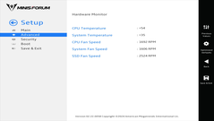 UEFI des Minisforum MS-A1