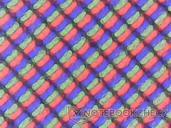 Das matte Paneel ist etwas körniger als eine glänzende Alternative