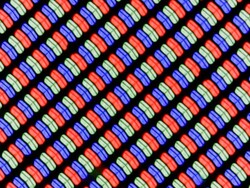 Darstellung der Subpixel in der klassischen RGB-Struktur