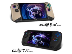 MSI bleibt sich bei den neuen Claw-Handhelds beim Prozessor treu (Bildquelle: MSI)