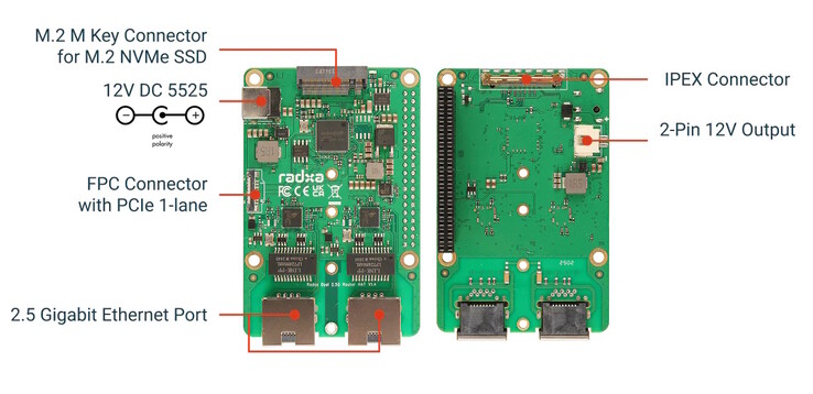 Es lassen sich sogar noch weitere Platinen anschließen (Bildquelle: Radxa)