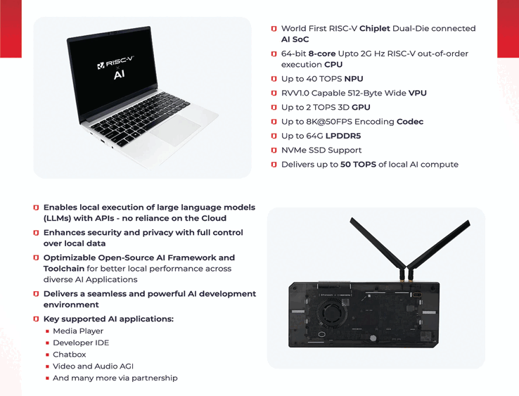 Beworben wird eine hohe KI-Leistung (Bildquelle: DeepComputing)