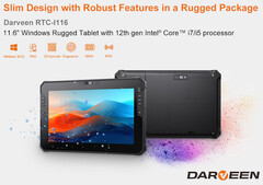 Darveen RTC-I116 robustes Windows/Linux-Tablet (Bildquelle: Darveen)