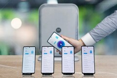 Ein einzelnes Motorola Space Charging Ladegerät kann mehrere Smartphones im selben Raum aufladen. (Bild: Motorola)