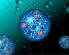 Funktionale Komplexe in Polymeren kopieren die natürliche Photosynthese. (Bildquelle: K.Okeyoshi/JAIST)