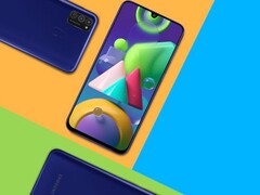 Das Samsung Galaxy M21 kommt mit einer gewaltigen Batterie in den Handel (Bild: Samsung)