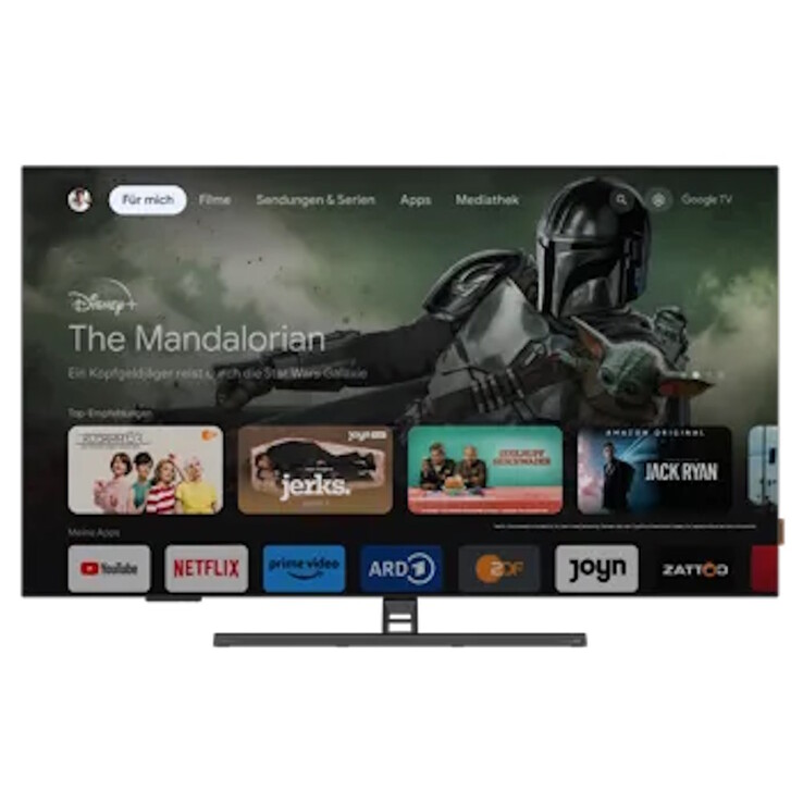 Google TV ist installiert (Bildquelle: Grundig)