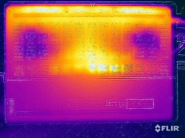 Oberflächentemperaturen Stresstest (Unterseite)