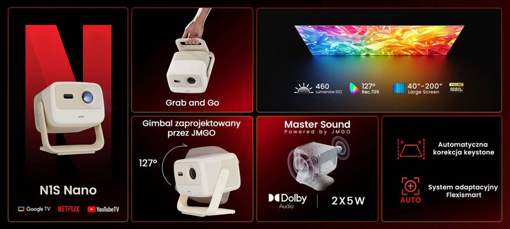 Smarte Features werden beworben (Bildquelle: Jmgo)