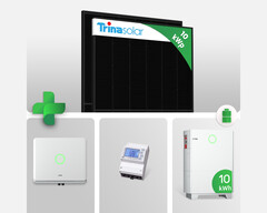 Solaranlage mit Speicher samt Notstromfunktion für mehr Autarkie (Bild: Trina Solar, Saj, actec-klima)