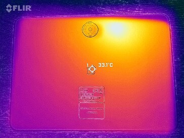 Heatmap Rückseite