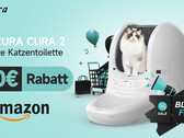 Die selbstreinigende Katzentoilette Cura 2 von Amicura ist aktuell 120 Euro günstiger. (Bildquelle: Amicura)