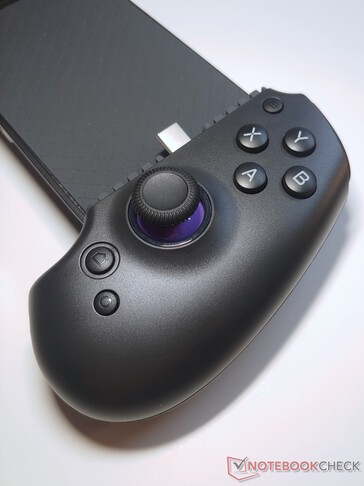 Rechter Griff des Abxylute S9 Mobile Controllers. (Bildquelle: Notebookcheck)