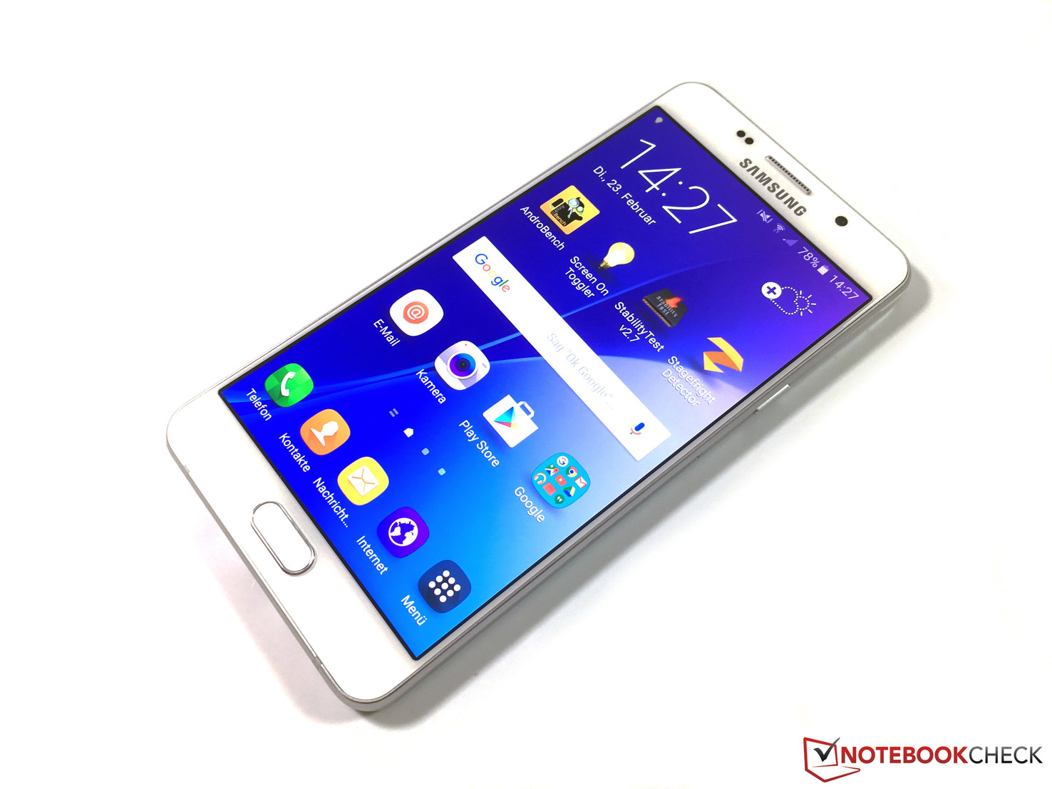 Test Samsung Galaxy A5 16 Smartphone Notebookcheck Com Tests