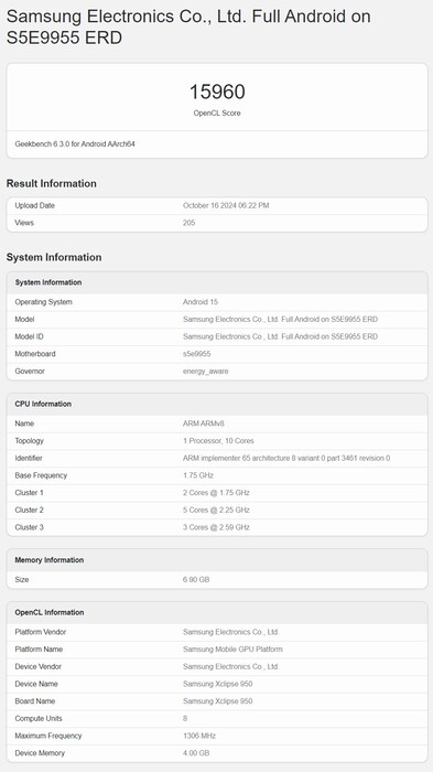 Ein erster Geekbench-Leak zum Exynos 2500 deutet auf eine sehr ungewöhnliche Cluster-Konfiguration.