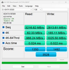 Anschluss: USB 4 (40 GBit) | Datengröße: 1 GB am Minisforum AtomMan X7 Ti