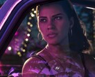 Eine Standaufnahme von Lucia Caminos aus den Trailern von Rockstar Games