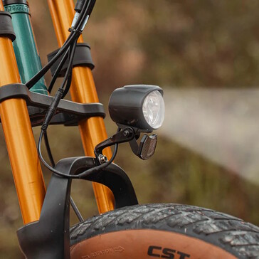 Eine Beleuchtung ist vorhanden (Bildquelle: Fiido)