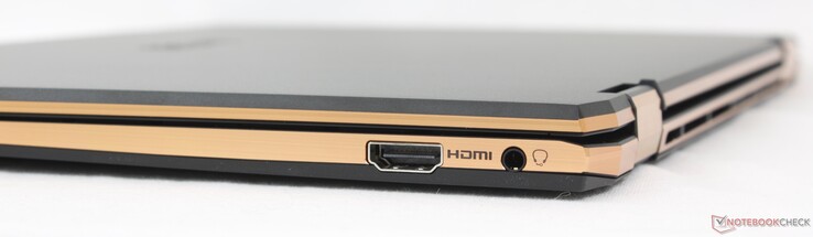 Rechts: HDMI 2.1, 3,5-mm-Kopfhörer