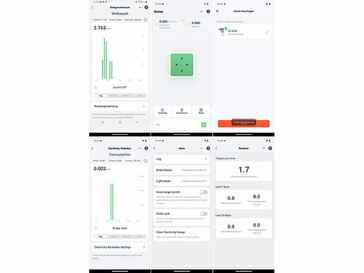 Verbrauchsdaten können dargestellt werden (Bildquelle: Luminea Home Control)