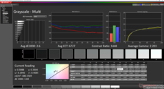 Graustufen nach Kalibrierung