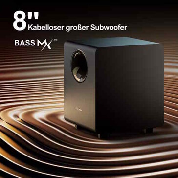 Der Subwoofer verspricht einen starken Bass (Bildquelle: Ultimea)