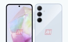 Das Samsung Galaxy A35 5G soll in wenigen Tagen auf den Markt kommen. (Bild: @OnLeaks / AndroidHeadlines)