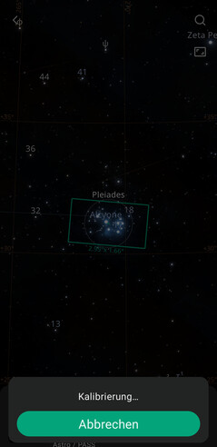 Den Rahmen um das gewählte Ziel kann man vor dem Kalibrieren variieren (Bildquelle: Screenshot Marc Zander / Notebookcheck)