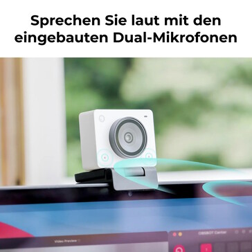 Zwei Mikrofone sind vorhanden (Bildquelle: Obsbot)