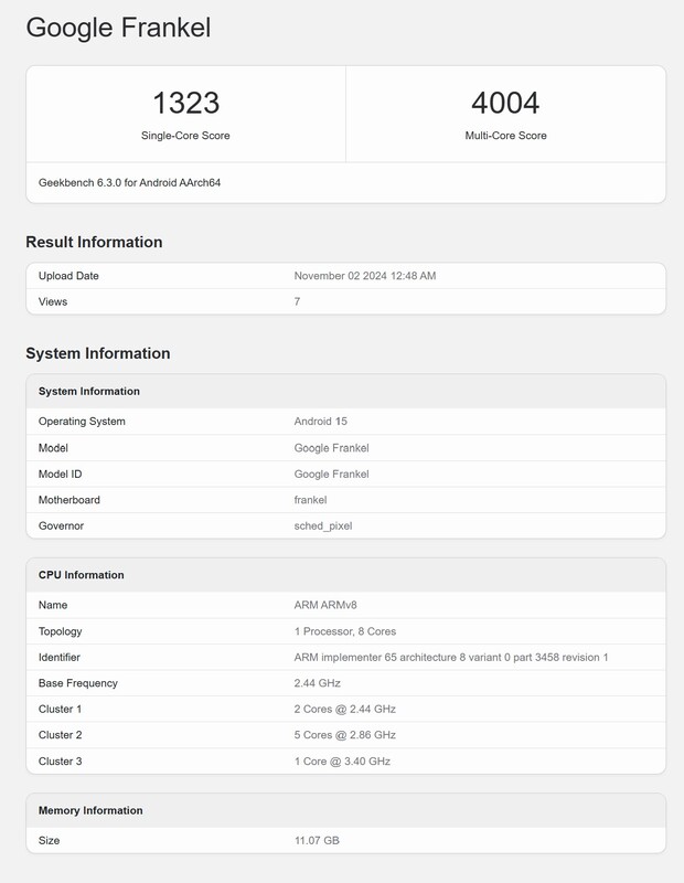 Ein erster Tensor G5 Benchmark deutet noch auf sehr enttäuschende Pixel 10 Performance.