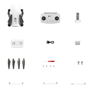 EIn Controller und Ersatzteile sind im Lieferumfang enthalten (Bildquelle: Hubsan)