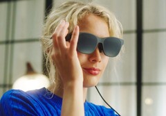 Die Xreal Air 2 packt zwei Micro-OLED-Displays direkt vor die Augen des Nutzers. (Bild: Xreal)