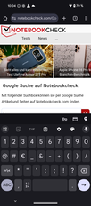 Test Google Pixel 9 Smartphone notebookcheck