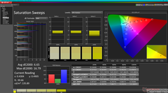Sättigung vor der Kalibrierung