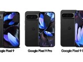 Der neueste Google-Leak liefert uns einen Blick auf offizielle Renderbilder von Pixel 9, Pixel 9 Pro und Pixel 9 Pro XL. (Bildquelle: Google, via Evan Blass)